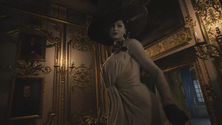 Alcina Dimitrescu video game Resident Evil Village HD Desktop Wallpaper | Background Image