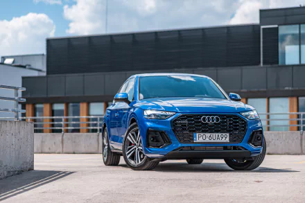  Blue Audi Q5 Sportback 55 TFSI e quattro S line