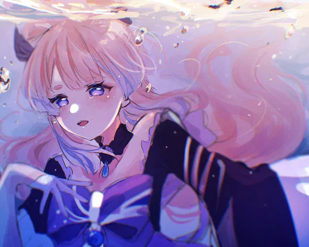 Sangonomiya Kokomi video game Genshin Impact HD Desktop Wallpaper | Background Image