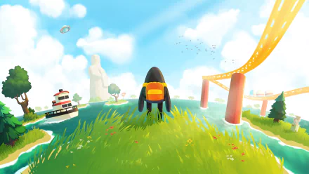 video game A Monster's Expedition HD Desktop Wallpaper | Background Image