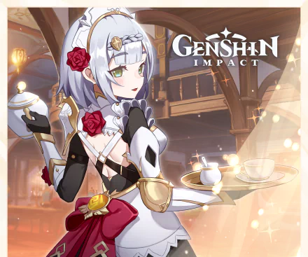 Noelle (Genshin Impact) video game Genshin Impact HD Desktop Wallpaper | Background Image