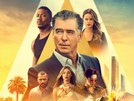Jamie Chung Nick Cannon Mike Angelo Pierce Brosnan Hermione Corfield movie The Misfits HD Desktop Wallpaper | Background Image
