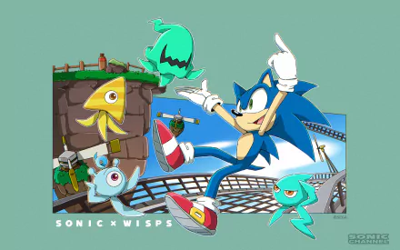Sonic Channel Sonic the Hedgehog TV Show Sonic Colors: Rise of the Wisps HD Desktop Wallpaper | Background Image