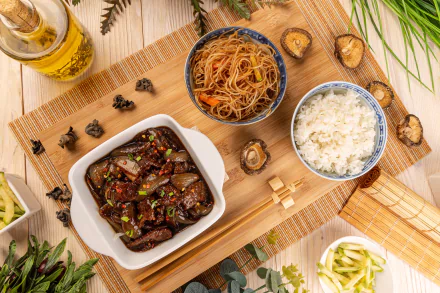 still life meal Noodles food asian HD Desktop Wallpaper | Background Image