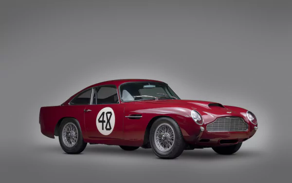  Red Aston Martin DB4 GT Lightweight