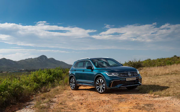 Blue 2021 Volkswagen Tiguan R-Line