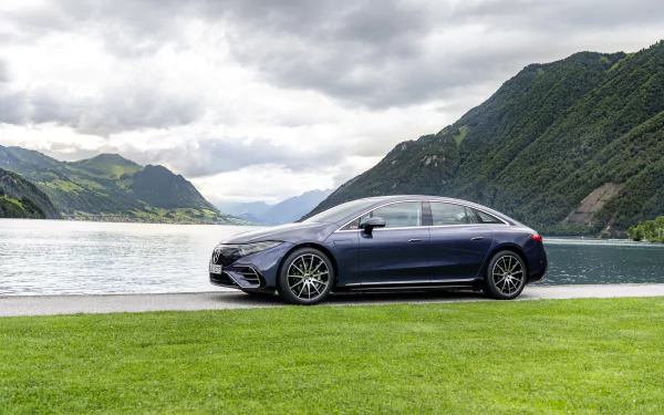  Blue 2021 Mercedes-Benz EQS 580 4MATIC (V297)