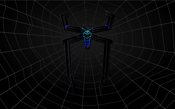 Spider-Logo with web wallpaper
