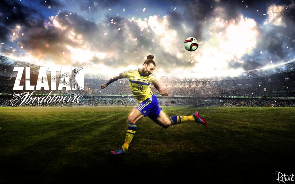 Sports Zlatan Ibrahimovic Soccer Player Swedish HD Wallpaper | Background Image