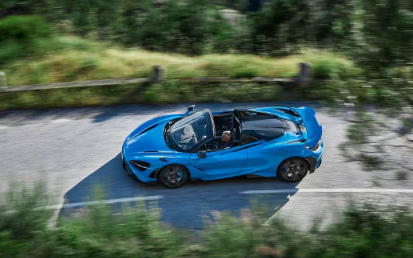 supercar McLaren 765LT vehicle McLaren 765LT Spider HD Desktop Wallpaper | Background Image