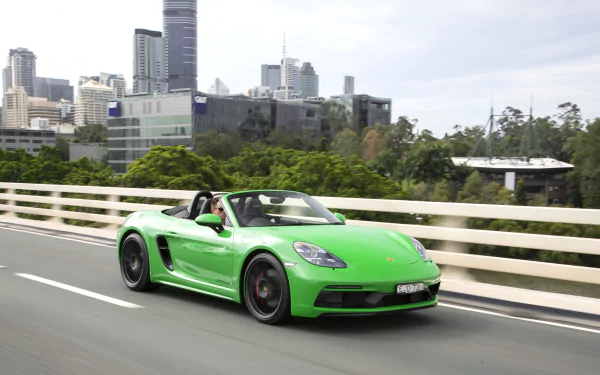 Green Porsche 718 Boxster GTS 4.0 MT (982)