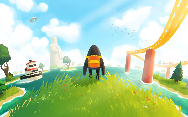 video game A Monster's Expedition HD Desktop Wallpaper | Background Image