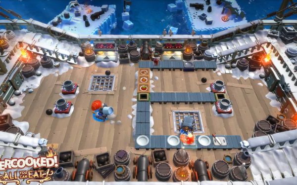 video game Overcooked! All You Can Eat HD Desktop Wallpaper | Background Image