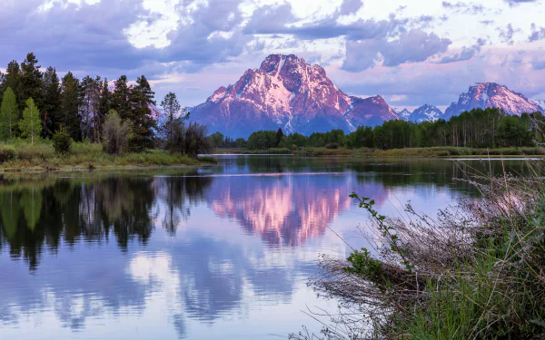 Wyoming nature Teton Range HD Desktop Wallpaper | Background Image