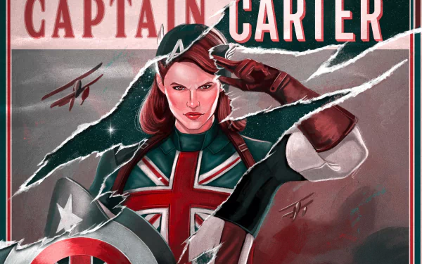 Peggy Carter Captain Carter TV Show What If... HD Desktop Wallpaper | Background Image