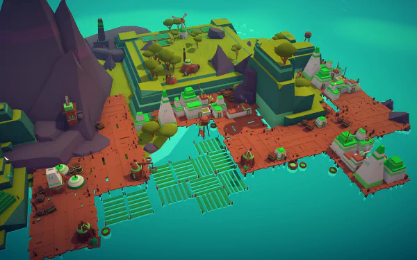 video game ISLANDERS HD Desktop Wallpaper | Background Image