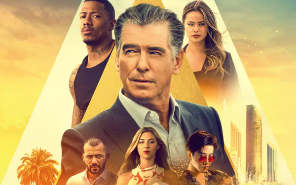 Jamie Chung Nick Cannon Mike Angelo Pierce Brosnan Hermione Corfield movie The Misfits HD Desktop Wallpaper | Background Image
