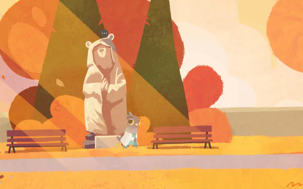 video game Fall of Porcupine HD Desktop Wallpaper | Background Image