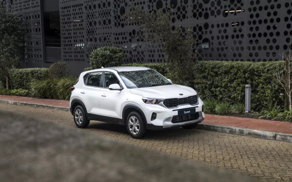 SUV vehicle Kia Sonet LX HD Desktop Wallpaper | Background Image