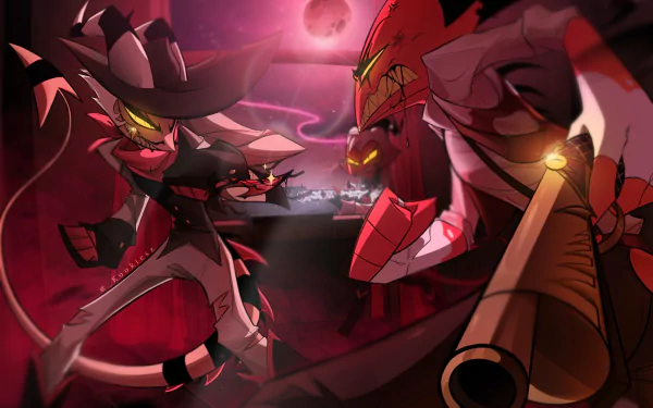 Striker (Helluva Boss) Moxxie (Helluva Boss) Blitzo (Helluva Boss) TV Show helluva boss HD Desktop Wallpaper | Background Image