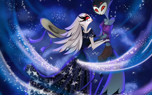 Stolas (Helluva Boss) Stella (Helluva Boss) TV Show helluva boss HD Desktop Wallpaper | Background Image