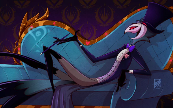 Stolas (Helluva Boss) TV Show helluva boss HD Desktop Wallpaper | Background Image