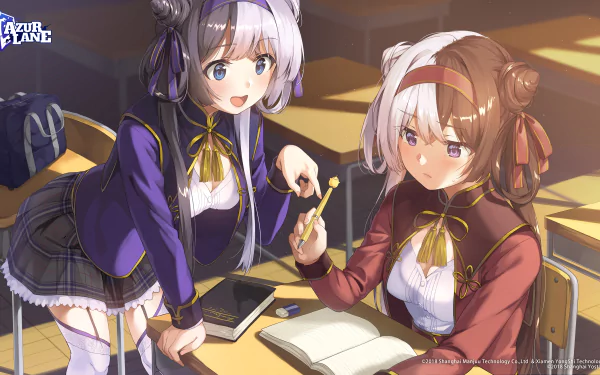 Chao Ho (Azur Lane) Ying Swei (Azur Lane) Anime Azur Lane HD Desktop Wallpaper | Background Image