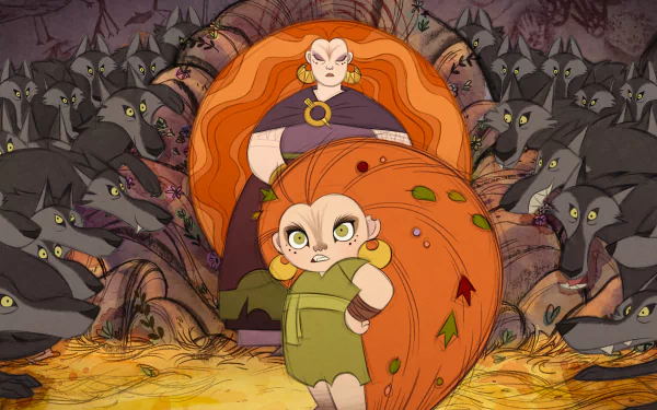 Moll Mactíre Mebh Óg Mactíre movie Wolfwalkers HD Desktop Wallpaper | Background Image