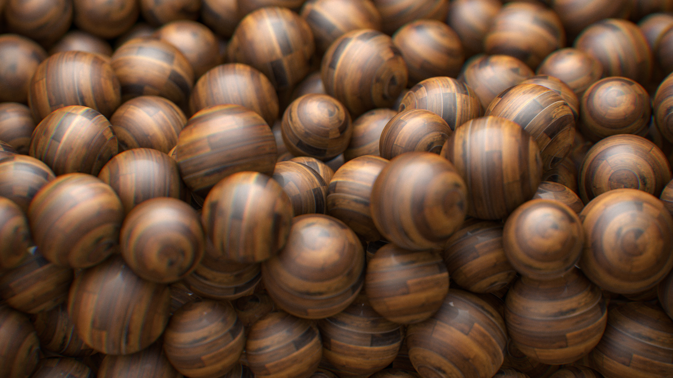 Wooden Spheres by kuzy62