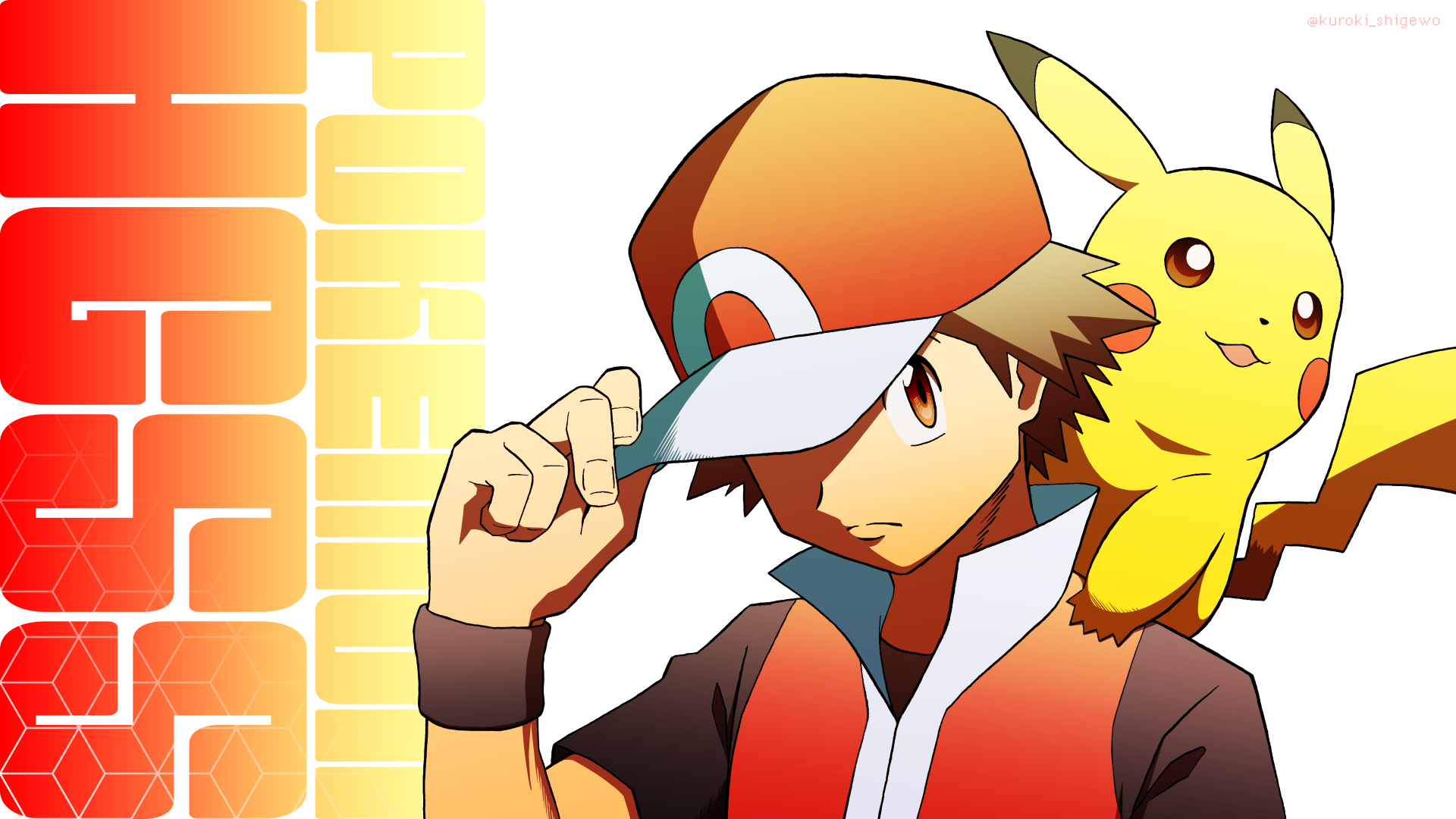 Pokemon Red Wallpaper by Roxxas21 on DeviantArt