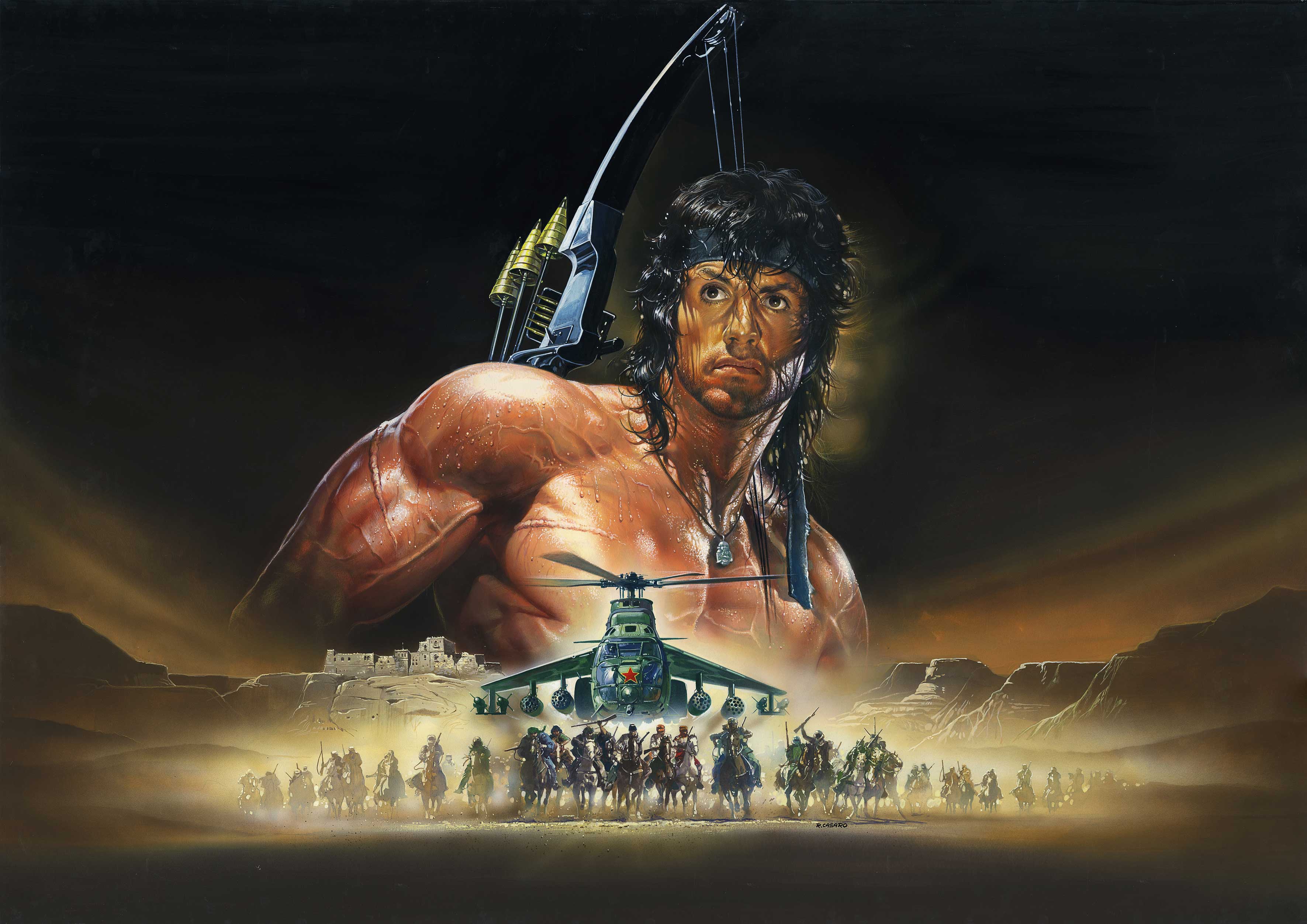 Movie Rambo III HD Wallpaper by Renato Casaro