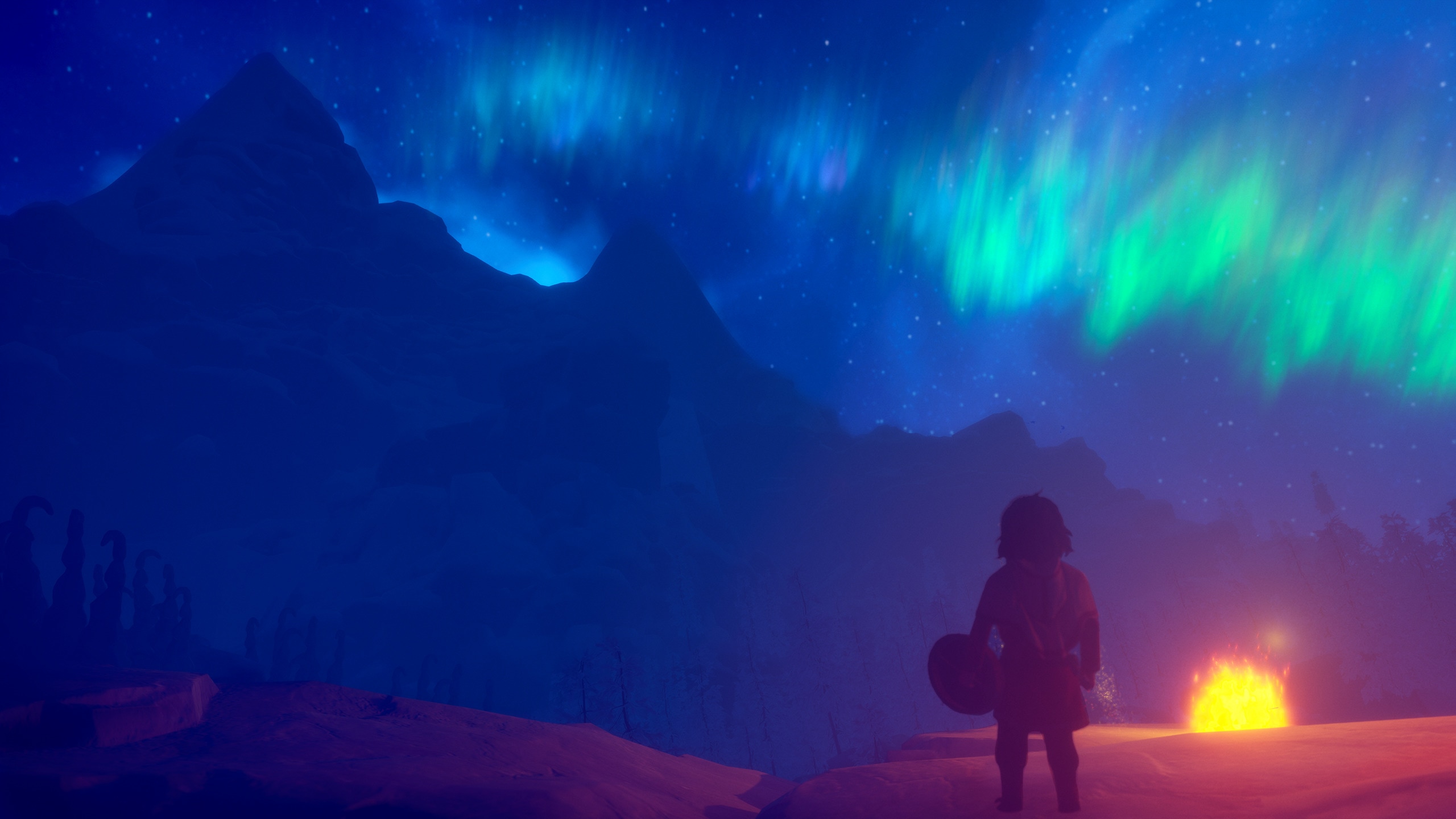 Video Game Skabma - Snowfall HD Wallpaper