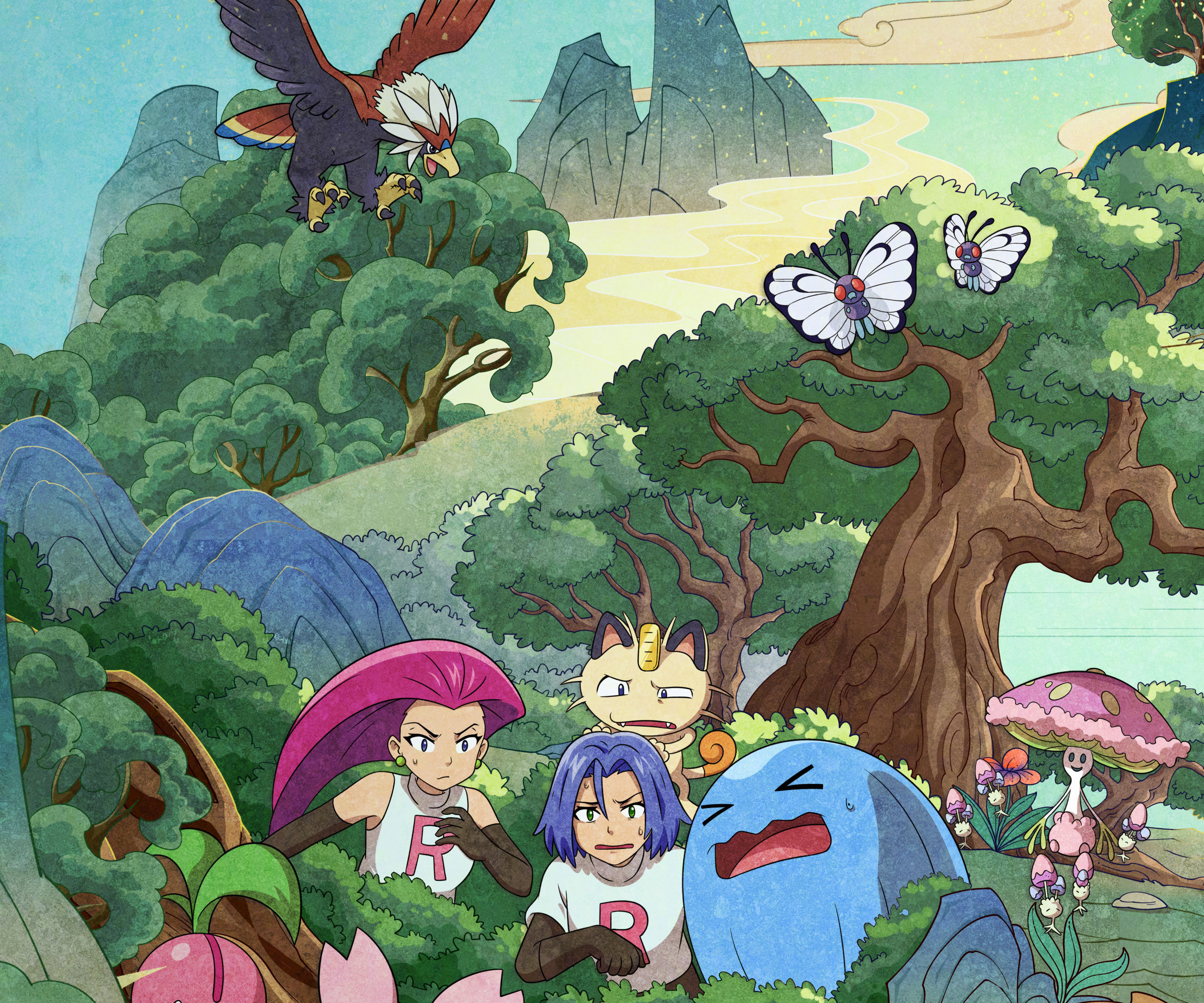 Pokémon the Movie: Secrets of the Jungle HD Wallpaper