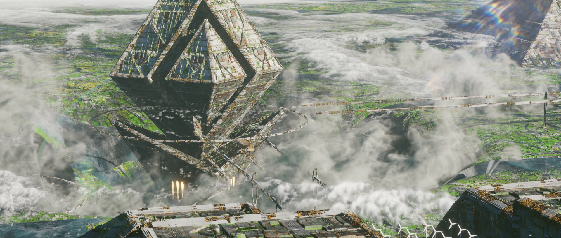 Download Sci Fi Spaceship HD Wallpaper by Rui Huang