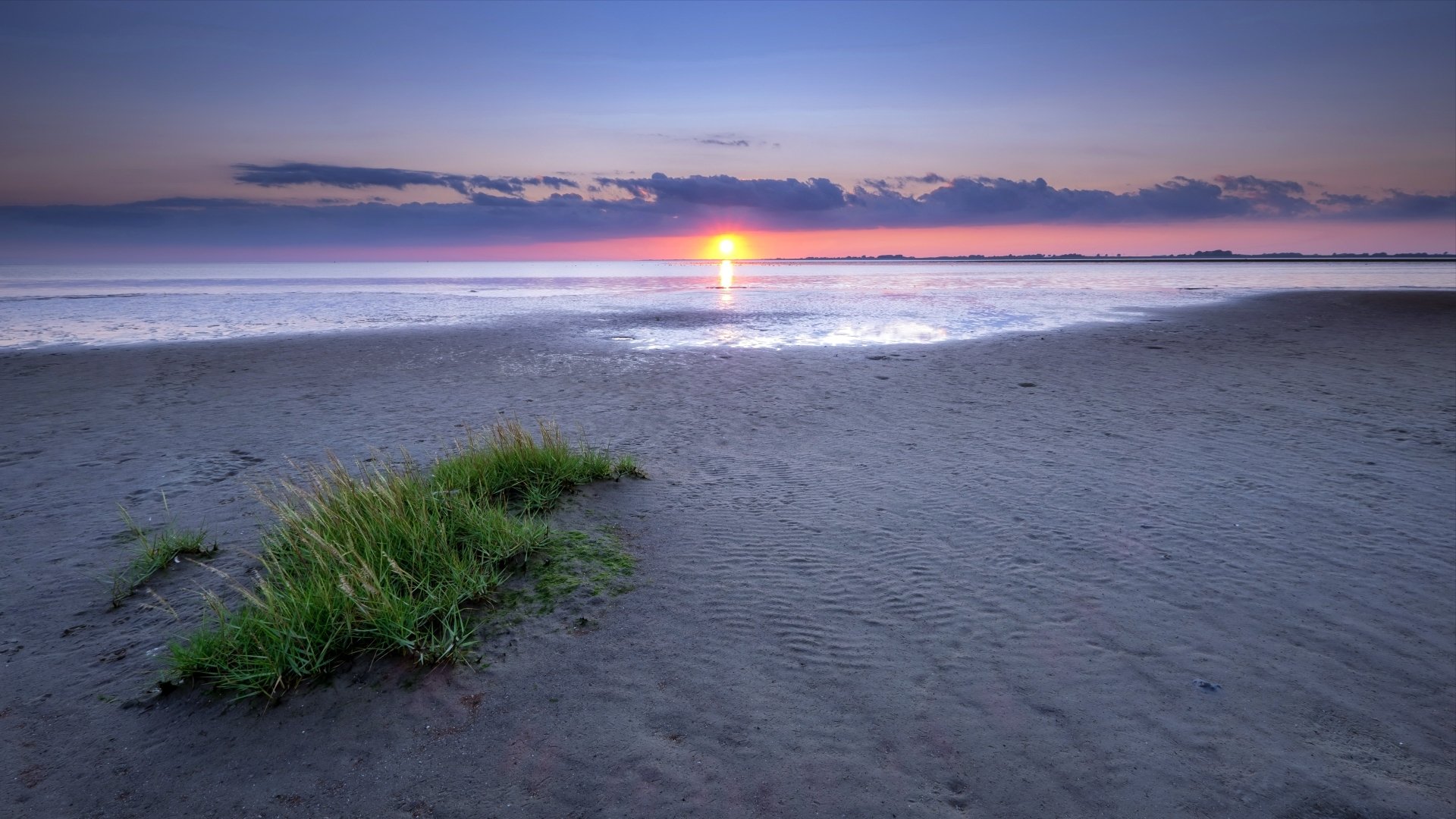 Download Horizon Ocean Nature Sunset 4k Ultra HD Wallpaper