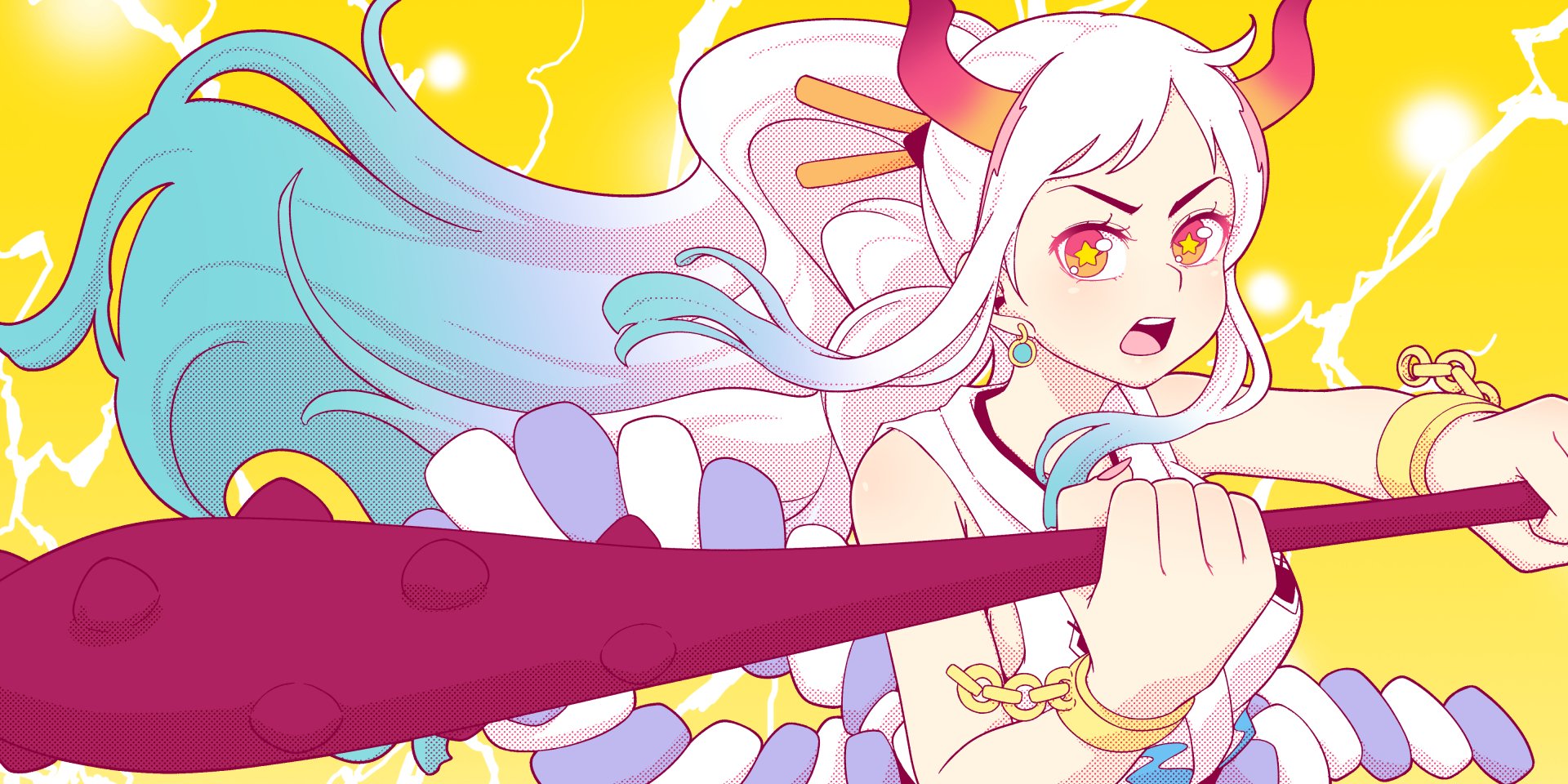 Download Yamato (One Piece) Anime One Piece 4k Ultra HD Wallpaper