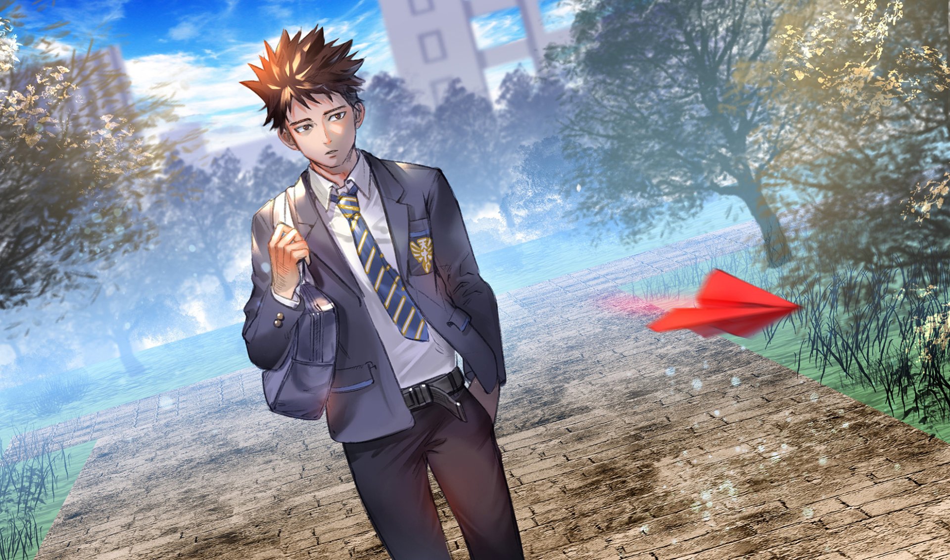 Download Sou Takayama Anime Birdmen HD Wallpaper