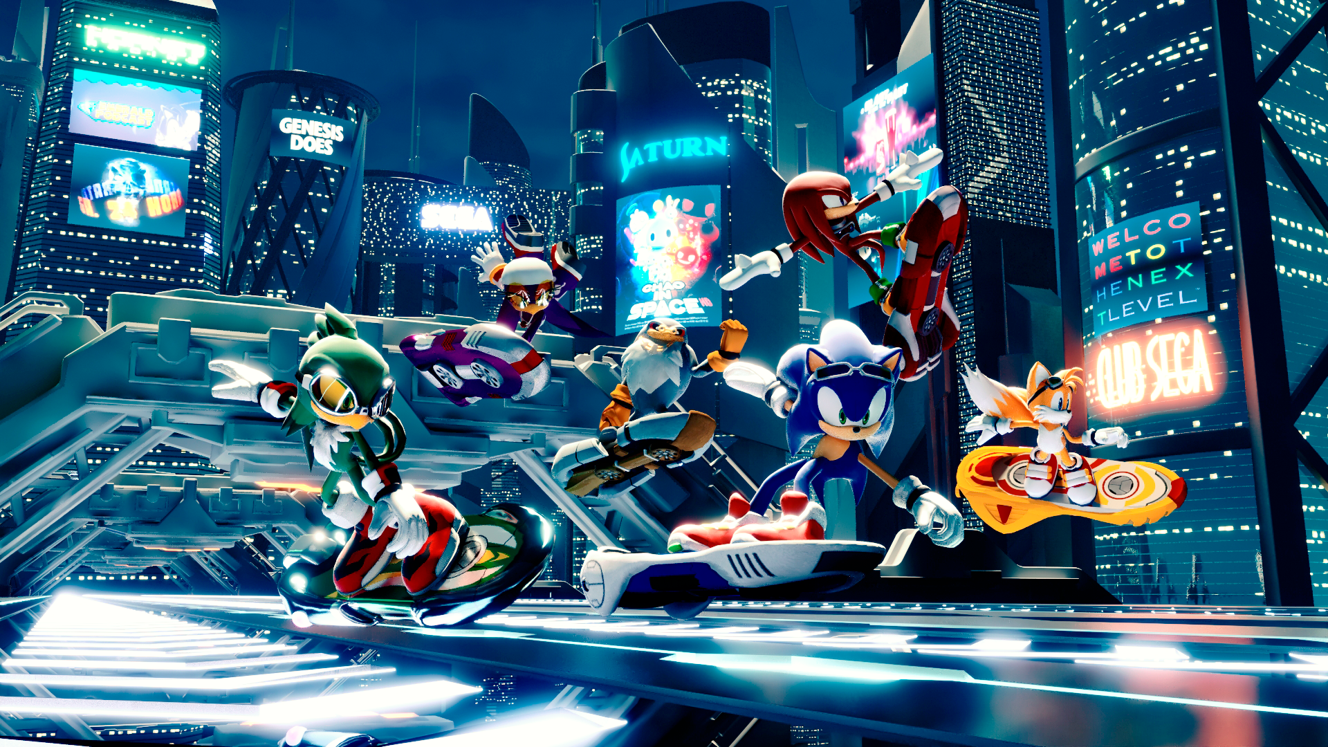 Sonic Riders HD Wallpapers and Backgrounds.