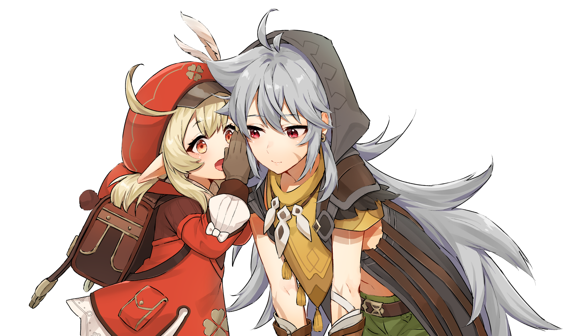 Download Klee (Genshin Impact) Razor (Genshin Impact) Video Game Genshin Impact 4k Ultra HD Wallpaper