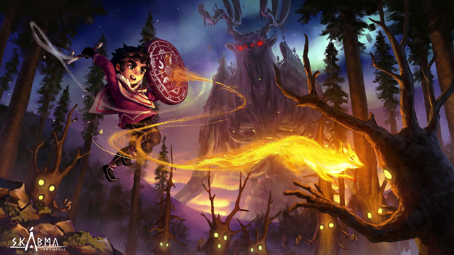 Download Video Game Skabma - Snowfall HD Wallpaper