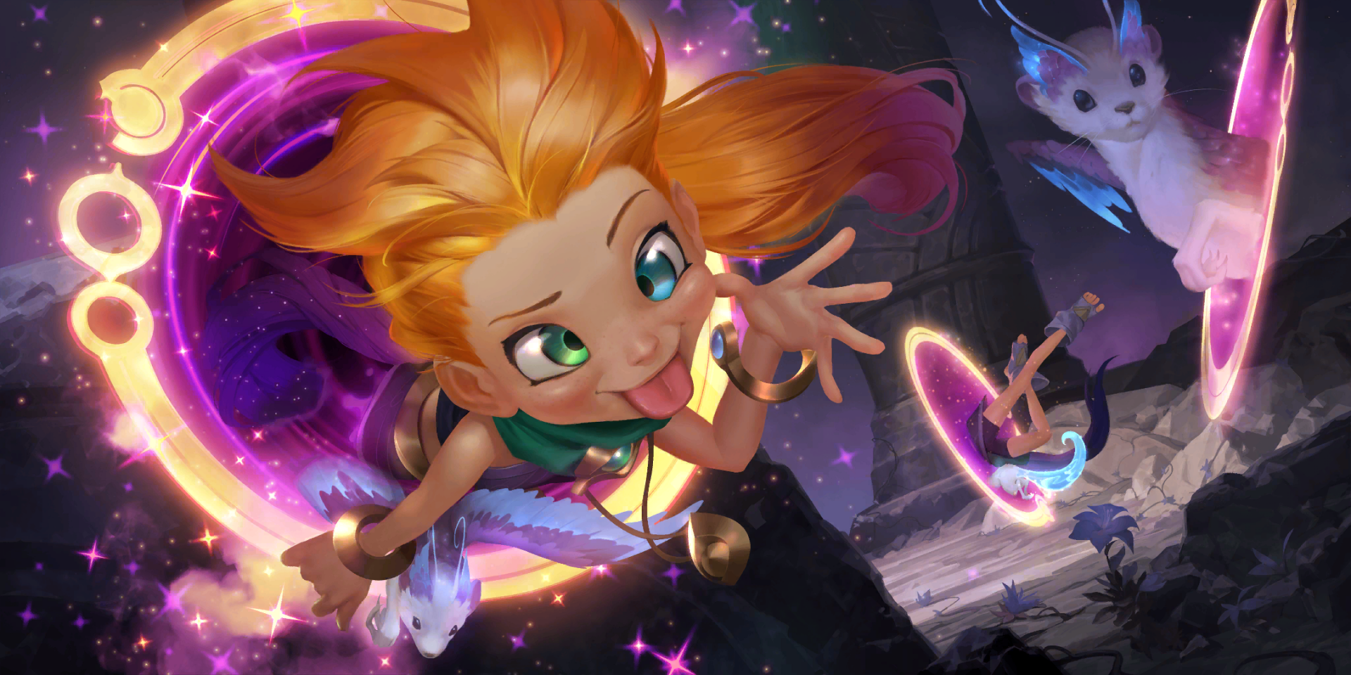 Download Zoe (League Of Legends) Video Game Legends Of Runeterra HD Wallpaper