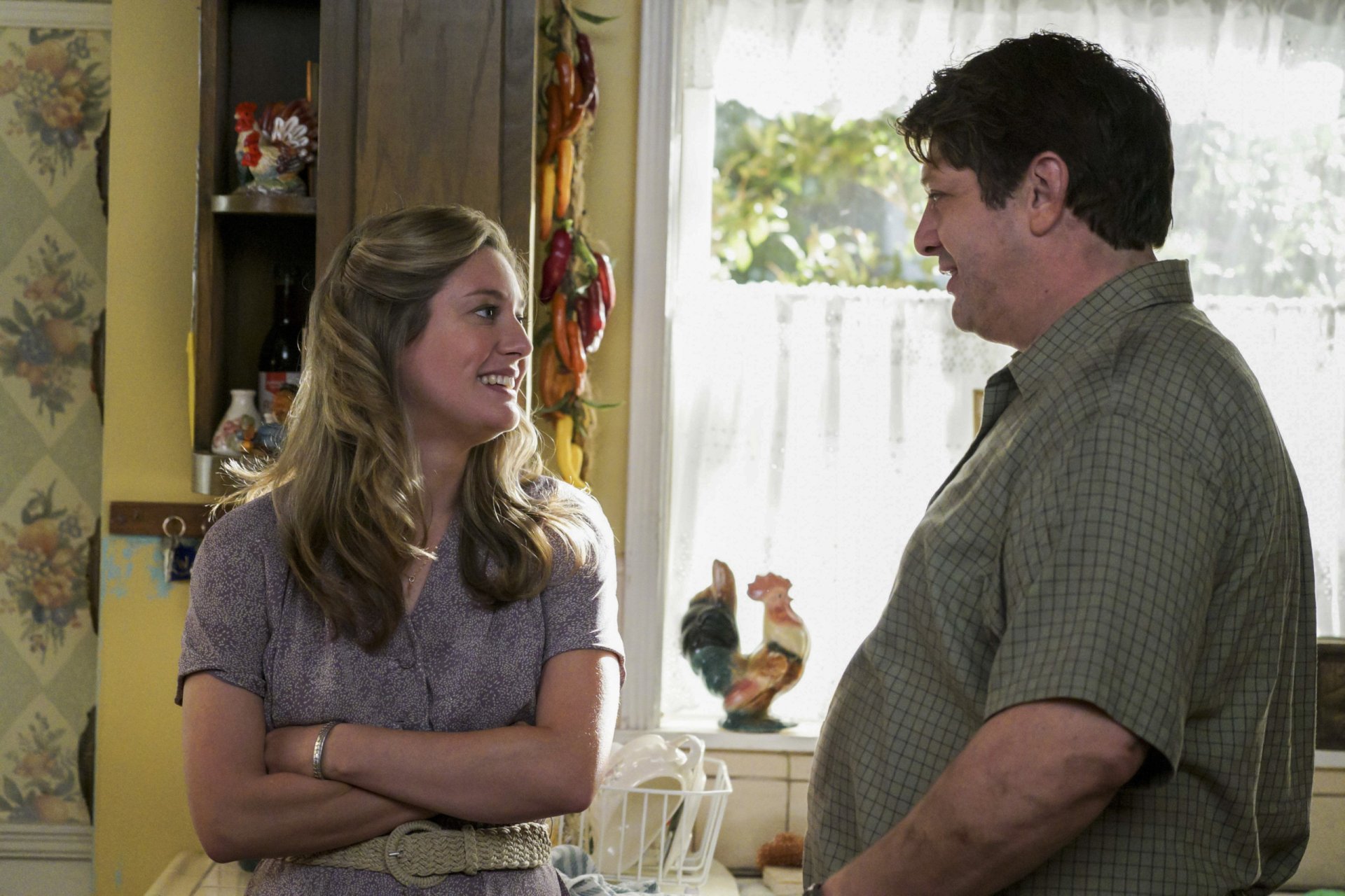 Download Mary Cooper Zoe Perry George Cooper Lance Barber TV Show Young Sheldon HD Wallpaper