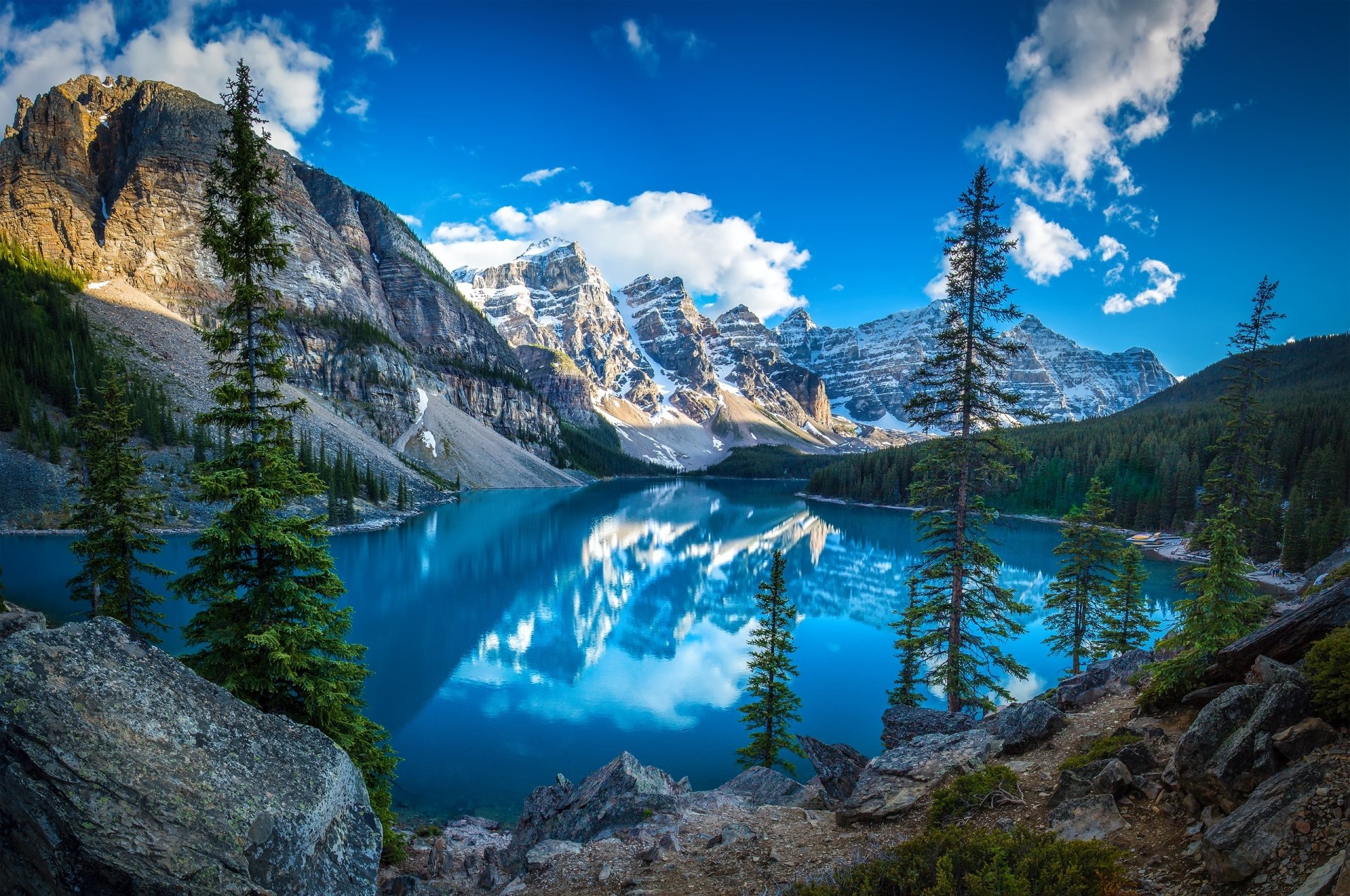 Download Canada Lake Nature Moraine Lake HD Wallpaper by Marco Squassina