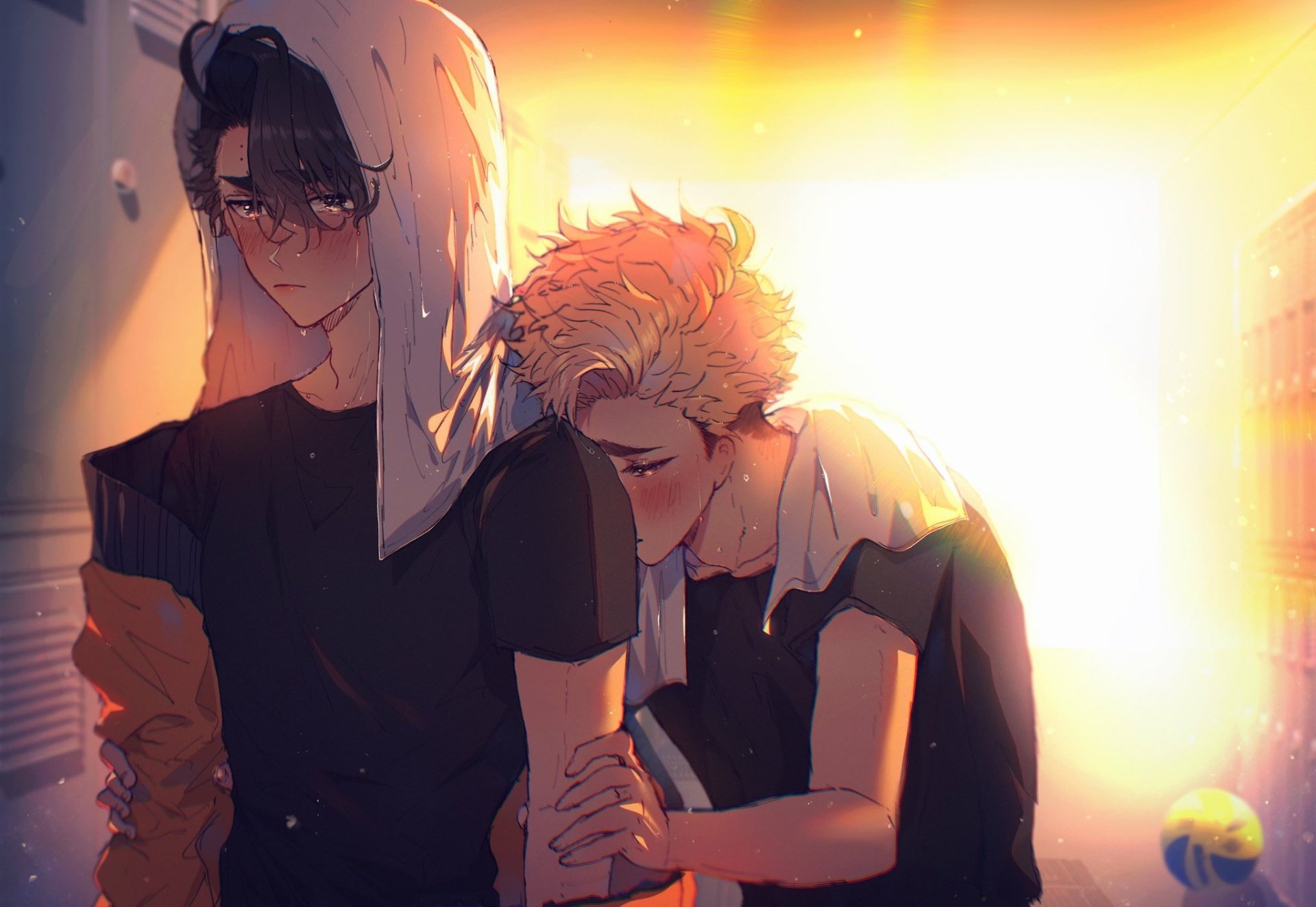 Download Kiyoomi Sakusa Miya Atsumu Anime Haikyū!! HD Wallpaper