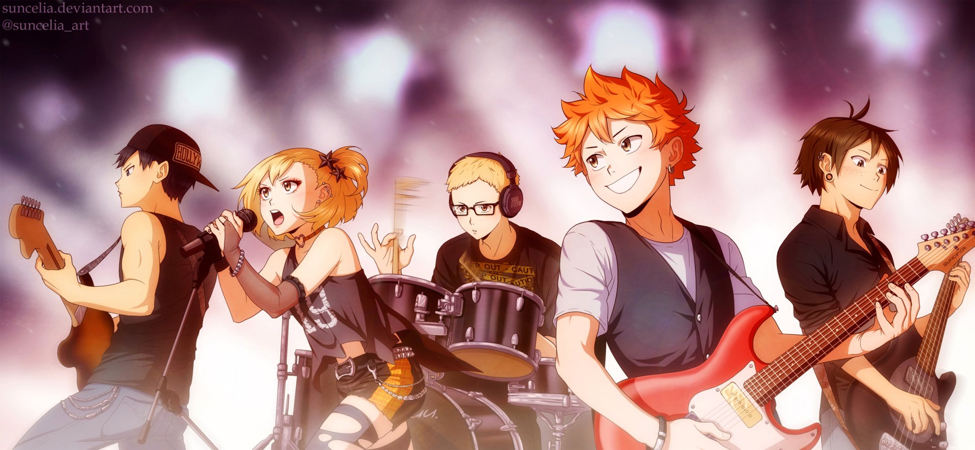Download Karasuno High Tadashi Yamaguchi Hitoka Yachi Kei Tsukishima Tobio Kageyama Shōyō Hinata Anime Haikyū!! HD Wallpaper
