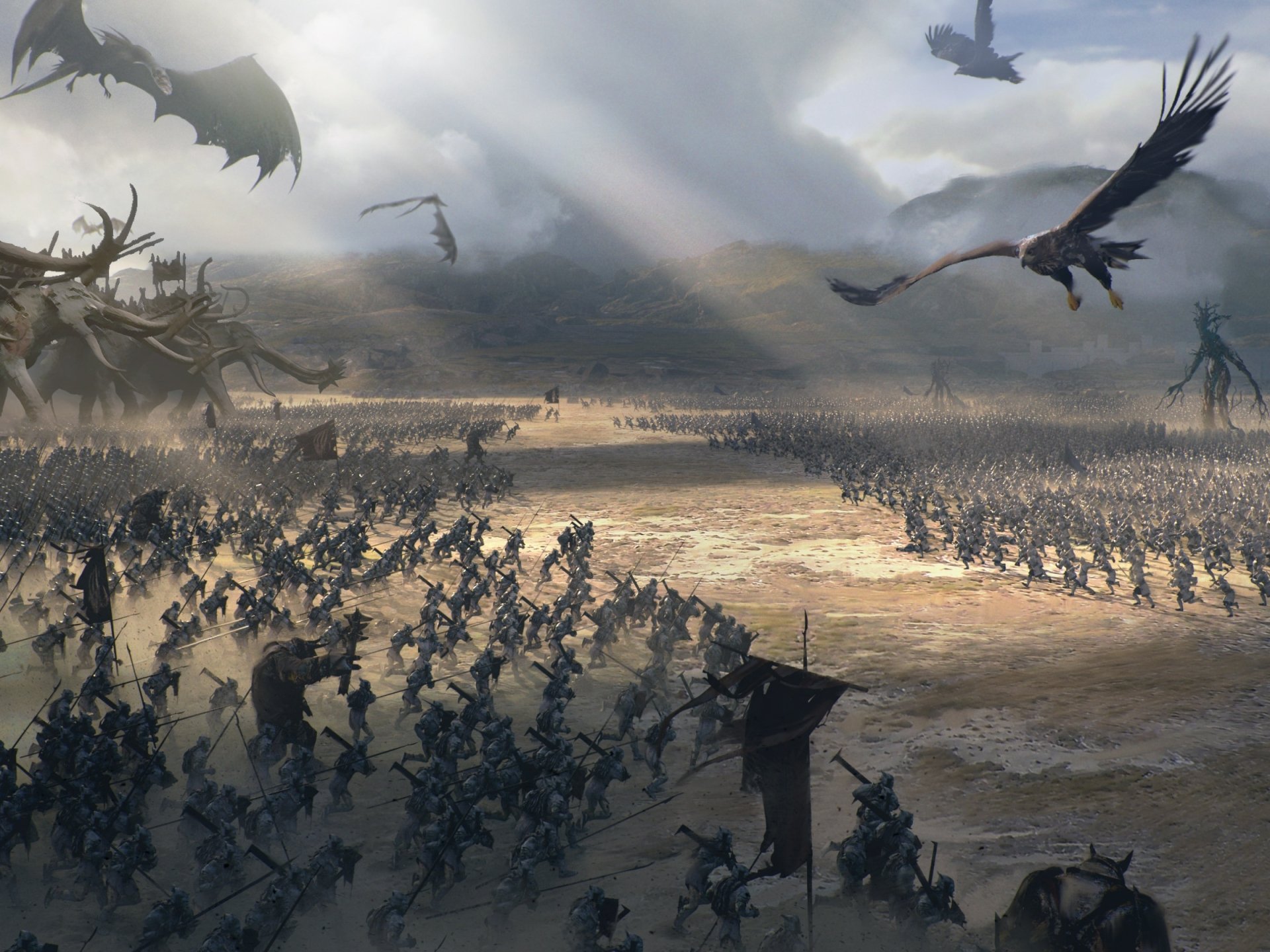 Download Video Game The Lord Of The Rings: Rise To War HD Wallpaper