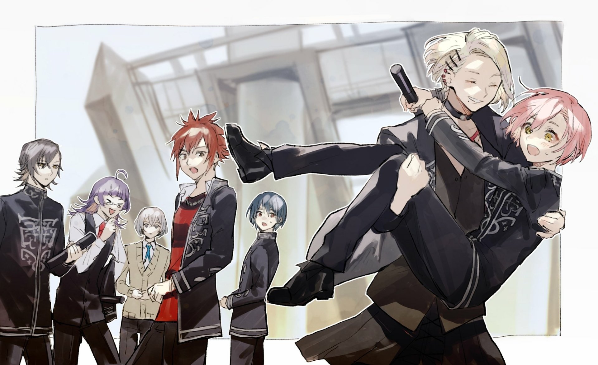 Download Yonaga Soushirou Takashima Sarafumi Tachibana Kisa Shirota Mitsuki Orimaki Suzu Neji Kokuto Mutsumi Kai Video Game Jack Jeanne HD Wallpaper