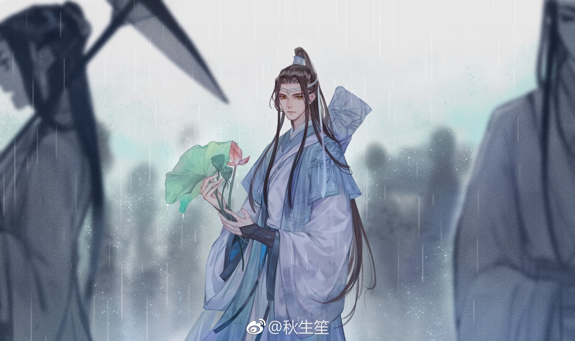 Download Lan Wangji Anime Mo Dao Zu Shi HD Wallpaper
