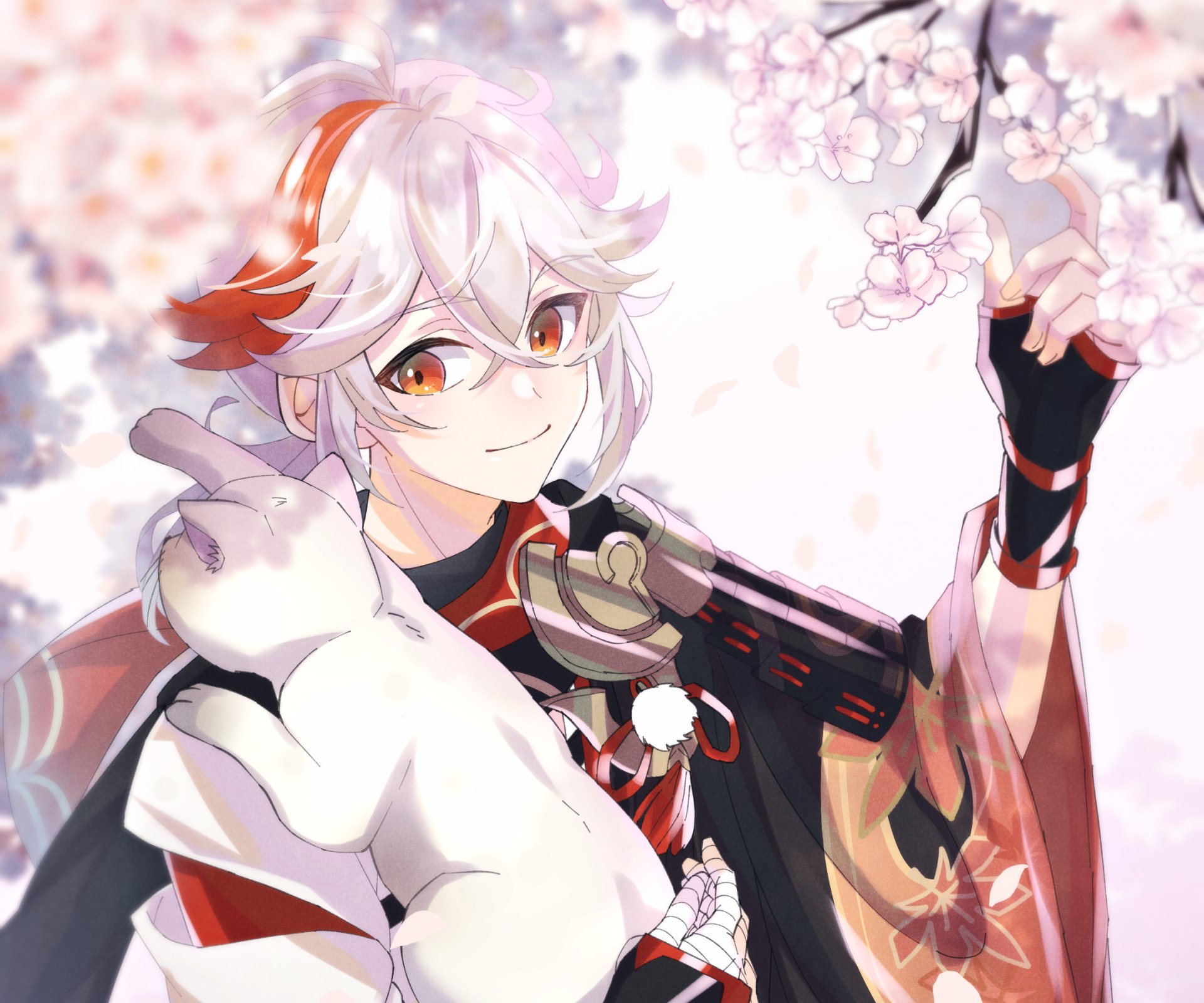 Download Sapphire (Genshin Impact) Kaedehara Kazuha (Genshin Impact) Video Game Genshin Impact HD Wallpaper