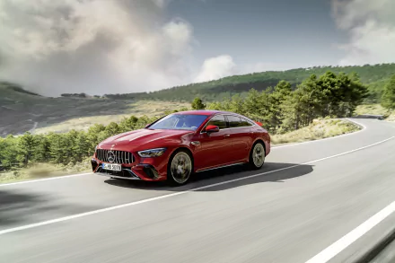  Red Mercedes-AMG GT 63 S E Performance 4-Door Coupé (X290)